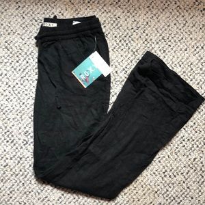 Black Linen Roxy pants